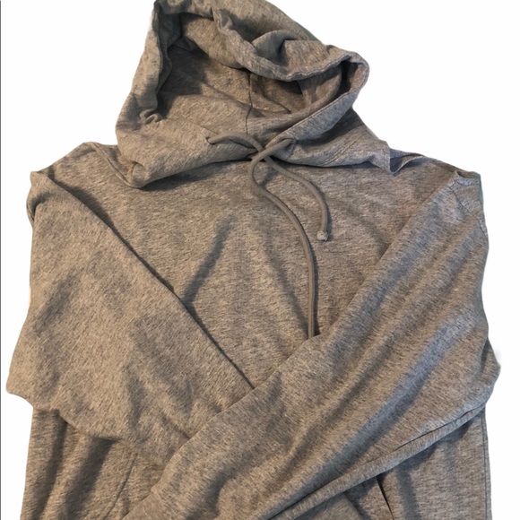 Honey Punch Gray Long Sleeve Drawstring Hoodie - Picture 1 of 6